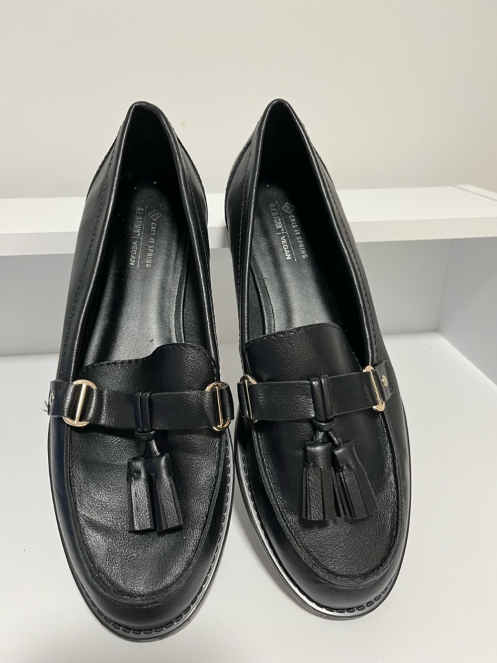 Call it spring black shoes!